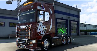 1000hp Scania S truck Realistic Driving gameplay ETS2 1.41