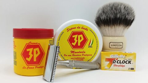 3P Pre Shave & Shaving Cream first time try, Giesen & Forsthoff Timor gentle shaver zero waste Razor