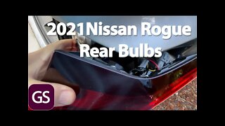 How To Change 2021 Nissan Rogue Rear Turn Signals Brake & Tail Lights To LED Bulbs