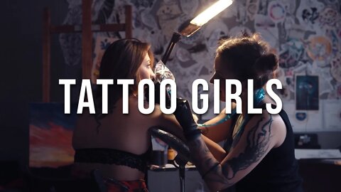 Most Beautiful Tattoo Girls , women's with As You Fade Away