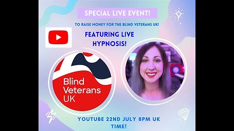 Join Anunna Healing LIVE! A Special Charity event for @BlindVeterans !