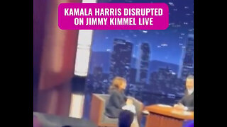 Vice President Kamala Harris was heckled on Jimmy Kimmel.