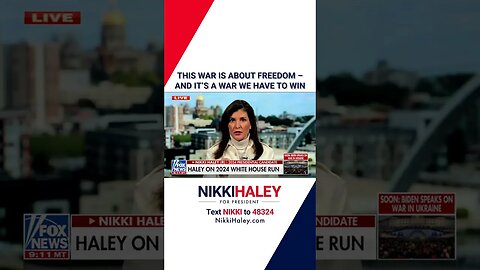 Nikki Haley: This war is about freedom - and it's a war we have to win
