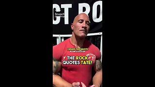 Andrew Tate inspires The Rock