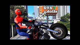 GTA 5 Top Ragdolls Moments | Spiderman Compilation