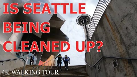 Seattle Downtown Walking Tour 4K | What Seattle Looks Like in June 2022