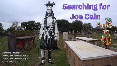 On the Trail of Joe Cain: Oddfellows Cemetery Grave Quest. #cemetery #mardigras #grave #tombstone