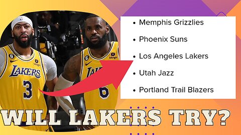 Lakers In Season Group Revealed! Will Lakers Try?
