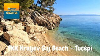 FKK Kraljev Gaj Beach Tucepi In Croatia