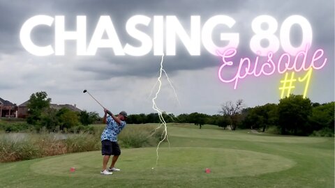 Chasing 80 - Episode #1 (Forward Tees | Thunder Golf | Eagle Putt) - Course Vlog