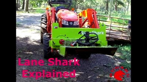 Kubota Tractor Working on the Farm with the Lane Shark