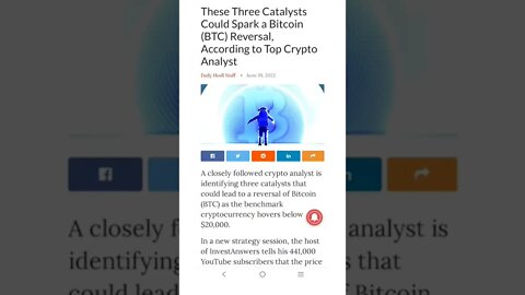 These Three Catalysts Could Spark Bitcoin Reversal , According to Top Crypto Analyst #cryptomash