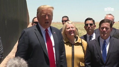 President Trump Participates in a Commemoration of the 200th Mile of New Border Wall