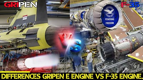 Everyone should know why Canada chose the F-35! SAAB JAS 39 Gripen E engine vs F-35 engine.