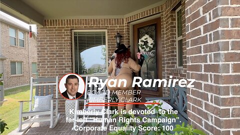 Bubbles Pays A Visit To Ryan Ramirez, Another WOKE Board Member At Kimberly Clark