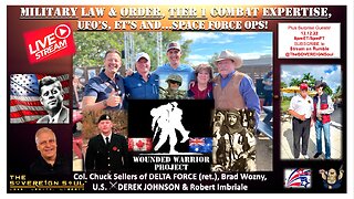 WAKING UP THE WORLD - Derek Johnson, Col Chuck Sellers of DELTA Force, Brad Wozny, Robert Imbriale