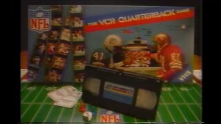 1987 VCR Quarterback Game Commercial