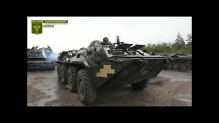 More footage of captured Ukrainian equipment at a LPR repair depot