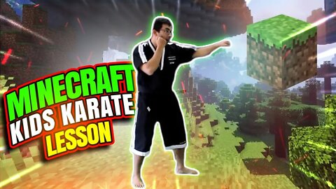 How To Learn Karate At Home | Mine Craft Lesson for Kids! | Dojo Go (Week 22)