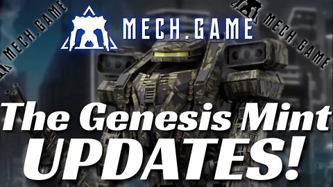 Mech.Game Mech Game Updates~ Minting, Play To Earn, Big Up Opportunity In A Down Market