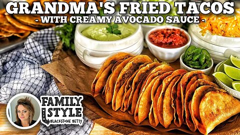 Fried Tacos with Creamy Avocado Sauce | Blackstone Griddles