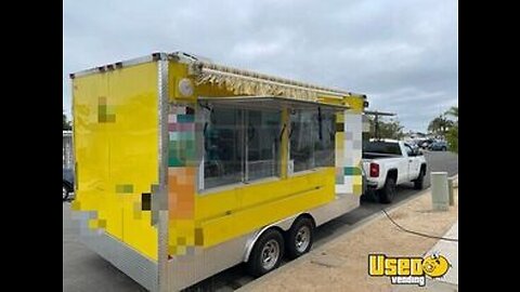 2021 7' x 16' Shaved Ice Concession Trailer | Mobile Snowball Vending Unit for Sale in California