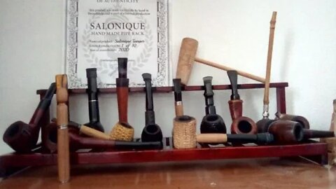 JP just pipes pipe rack SALONIQUE handmade pipe rack (Panos PipeSmoker)