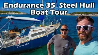 Endurance 35 Steel Hull - Single Handed Sailboat Tour