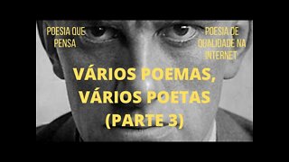 Poesia que Pensa − VÁRIOS POEMAS, VÁRIOS POETAS (Parte 3)
