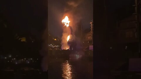 Fire broke out during the Fantasmic show at Disneyland in Anaheim, California