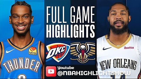 Oklahoma City Thunder vs New Orleans Pelicans Full Game Highlights | Jan 26 | 2024 NBA Season