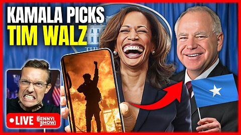 🚨 Kamala Picks Tim Walz for Vice President | Dark Truth About Governor Who Let His City BURN 🔥