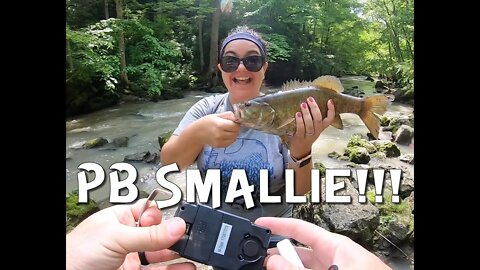 Biggest Smallmouth of her LIFE - and we caught a snake! (short version)