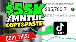 TikTok Copycat: Make $55K Per Month (Without Lifting A Finger!)