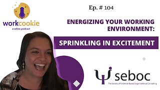 Energizing Your Working Environment: Sprinkling in Excitement - Ep. 104 - SEBOC's WorkCookie Industrial/Organizational Psychology Show