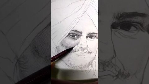 sidhu moosewala | drawing | legends never die | #rip#shorts #trending #legend#sidhumoosewala #short