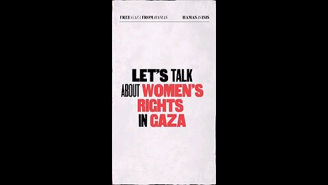 Are you a Women's rights supporter? Feel free to go and Peacefully Demonstrate in Gaza