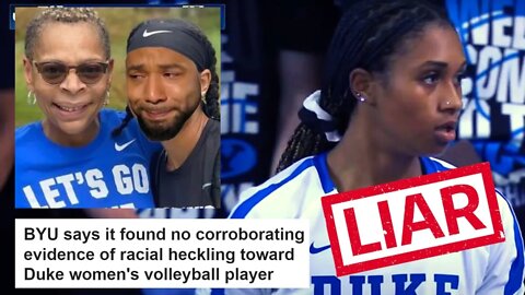 Duke Volleyball Player Rachel Richardson LIED About Racial Slurs! | BYU Apologizes To Fan After Hoax