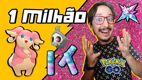 1 MILHÃO DE POEIRA ESTELAR NO DIA DA COMUNIDADE DO DUSKULL! MISSÃO DO AUDINO! Pokémon GO