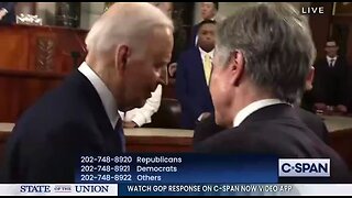 Biden caught on hot mic at State of the Union