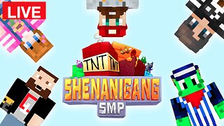 Building a Railway, Part 3! - Shenanigang SMP Ep10 Minecraft Live Stream - Exclusively on Rumble!