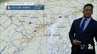 WMAR-2 News Patrick Pete's Wednesday forecast