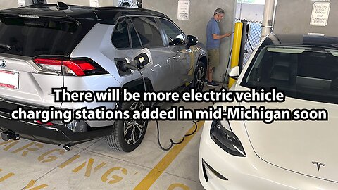 There will be more electric vehicle charging stations added in mid-Michigan soon