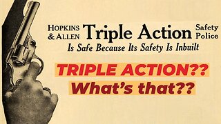 Hopkins & Allen Triple Action Safety Police Revolver