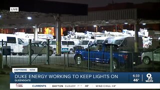 Duke Energy working to keep lights on
