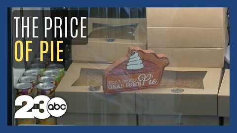The cost of baking ingredients has gone up, making Thanksgiving pies a little pricer this year