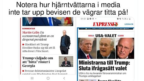 Svensk media har förstört demokratin och förföljer läkare. Munskydd gör barn sjuka