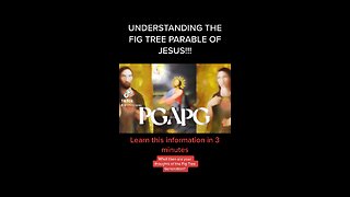 Understand The Fig Tree Parable (3 MINUTES!)