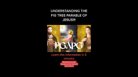 Understand The Fig Tree Parable (3 MINUTES!)