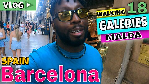 BARCELONA SPPAIN - Top Travel Destination || Walking Tour Barcelona Catalonia Spain - Street View Spain vlog #18